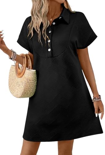 Black Summer Business Casual Work Dresses