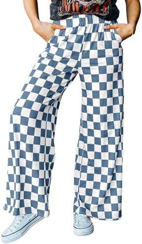 Blue Checkered Pants