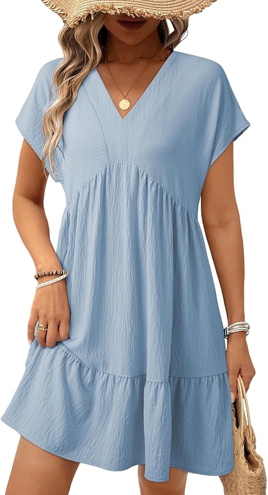 Blue Summer Babydoll Dress for 2026