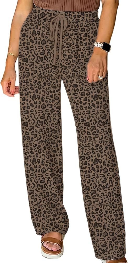 Brown Leopard Pants