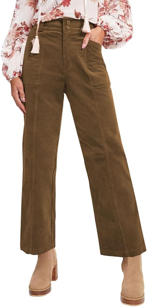 Casual Winter Corduroy Pants Fashion 2024 Loose Straight Leg