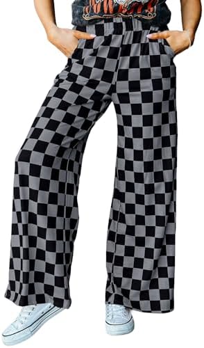 Gray Checkered Pants