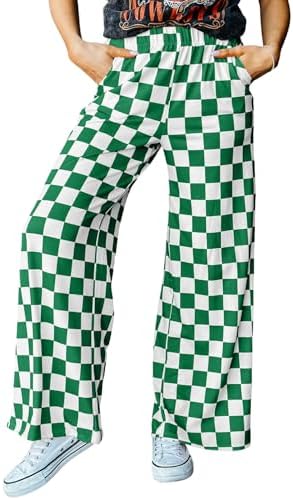 Green Checkered Pants