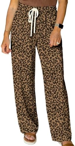 Khaki Leopard Pants