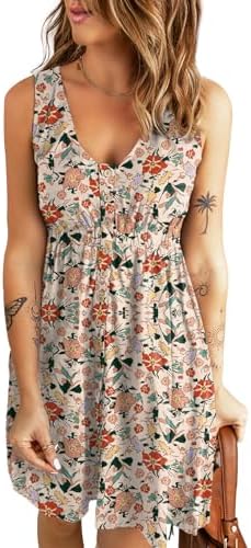 Orange Casual Summer 2024 Fashion V Neck Sleeveless Button Down