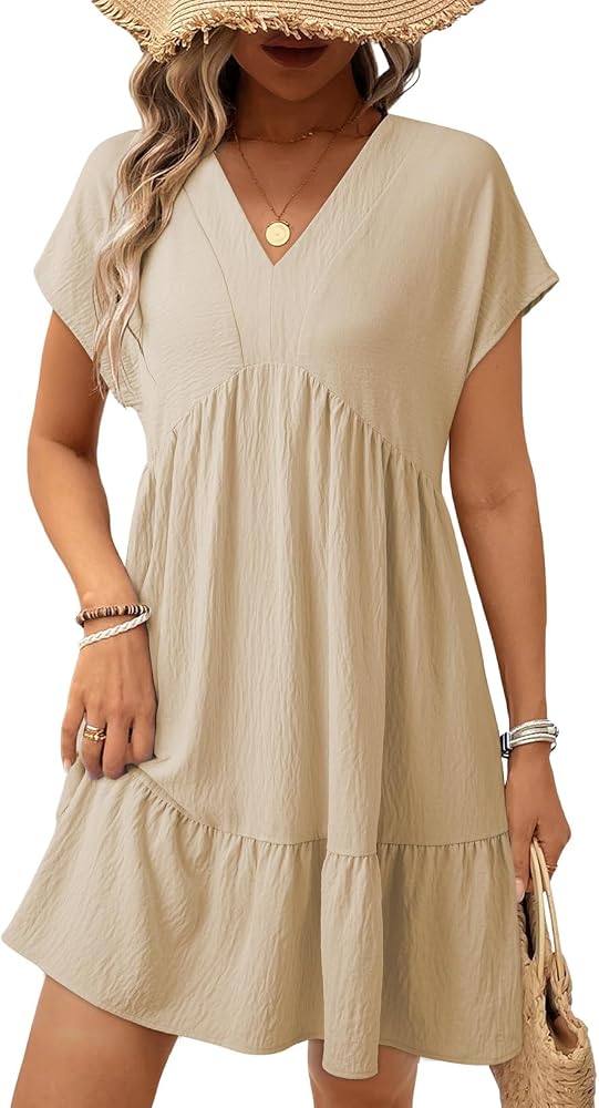 Parchment Summer Babydoll Dress for 2026