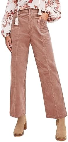 Pink Casual Fall Corduroy Pants Fashion 2024 Trendy Comfy Loose