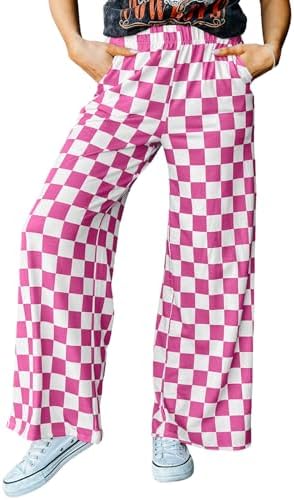 Pink Checkered Pants