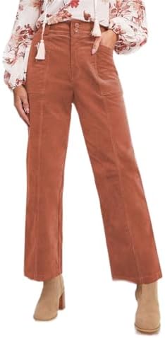 Red Casual Trendy Vintage Fall Fashion 2024 Loose High Waisted